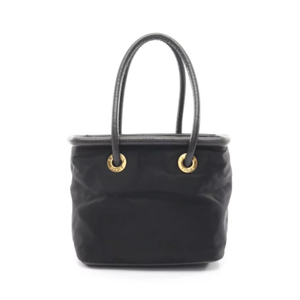 Celine Circle Handbag Leather Black